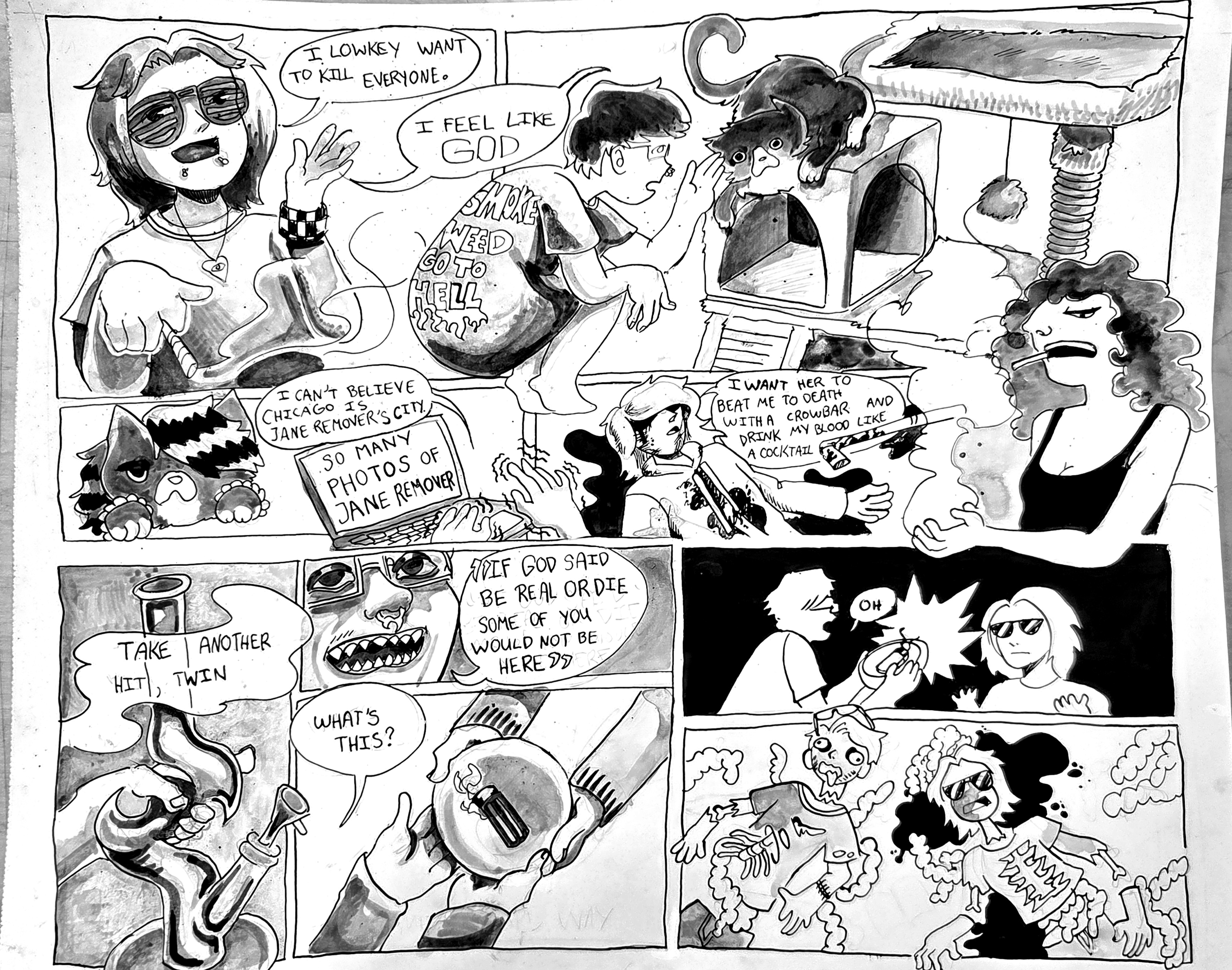 a lighter blew up in my kitchen